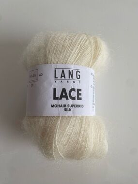 Lang Yarns Lace Mohair Superkid Silk Cream/Ivory Col 992.0094
